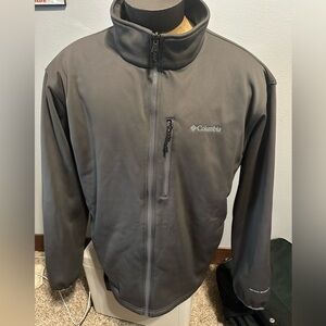 Columbia Men's XXL Softshell Gray Jacket